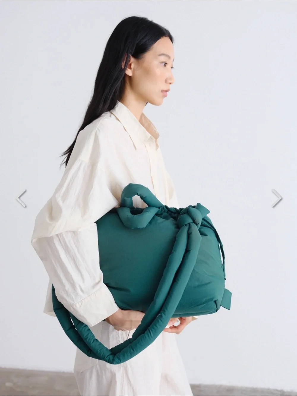 Ölend Teal Padded Crossbody Bag - Picture 2 of 4